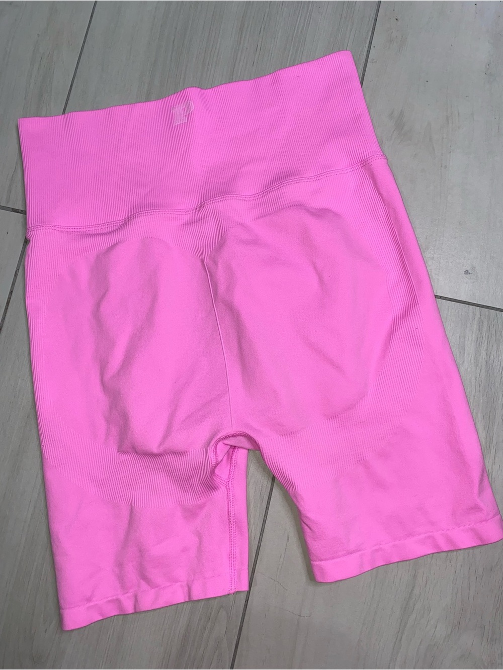 PINK Victoria's Secret Neon Pink Seamless Bike Shorts